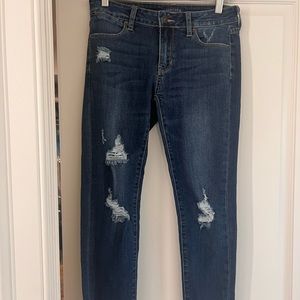 JustUSA The Doheny Slightly Ripped Skinny Jeans. Size 3 Dark Blue